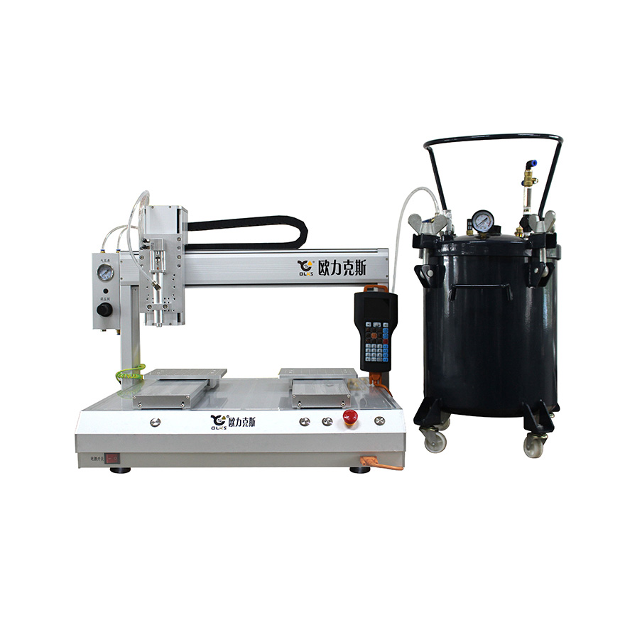 [91短视频推广機案例]單頭雙工位UV膠91短视频推广機